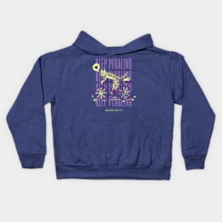 Keep Pedaling Tiger Kids Hoodie